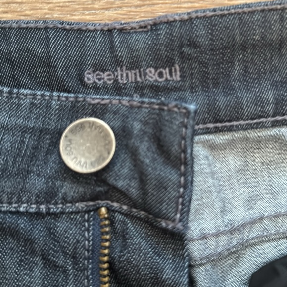 Super cute shorts size 4/27 see thru soul brand - Picture 2 of 9